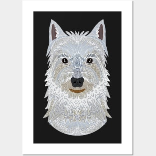 Westie Posters and Art